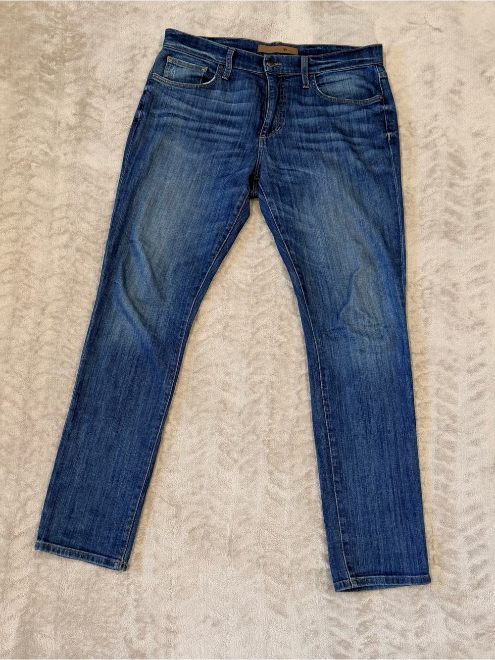 Joe's Jeans Preston Slim Straight Leg Medium Wash Denim Jeans Size 34 Classic